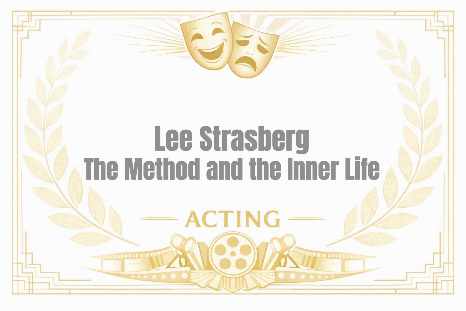 Lee Strasberg: The Method and the Inner Life