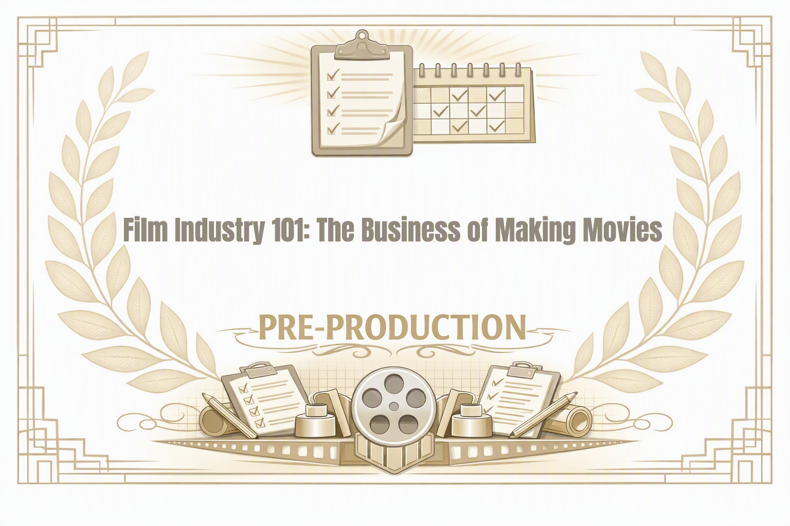 Film Industry 101: The Business of Making Movies